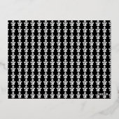 Charmantes HexenmutterHalloween Folie Einladungspostkarte (Rückseite)