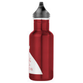 Charmantes Hochzeitgown rot und weiß Edelstahlflasche (Rechts)