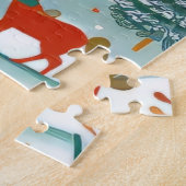 Charmantes Holzhaus Puzzle (Seite)