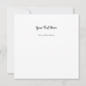 Charmantes Kinderzimmer mit Spielzeug Einladung (Rückseite)