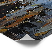 Charmantes Landhaus von Lily Pond Impressionismus Poster (Ecke)