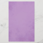 Charmantes Lila Parchment Briefpapier (Vorderseite)