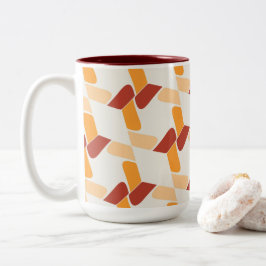 Charmantes Modernes Abstrakt Zweifarbige Tasse