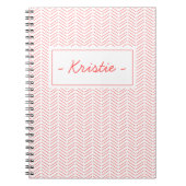 Charmantes Muster (Korallen) Notizblock (Vorderseite)