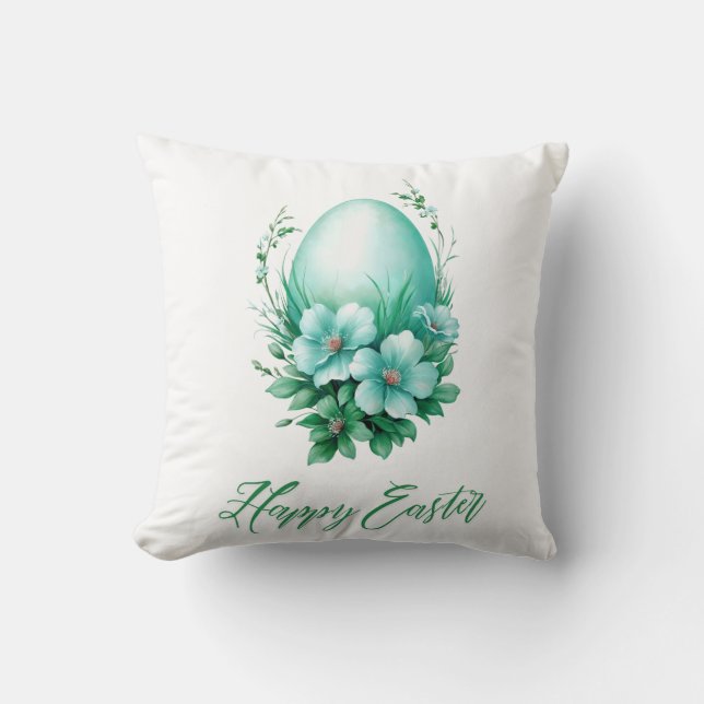 Charmantes Ostereier - Festliche Illustration Kissen (Vorderseite)