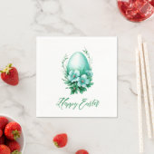 Charmantes Ostereier - Festliche Illustration Serviette (Beispiel)