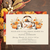 Charmantes Party im Herbst Einladung