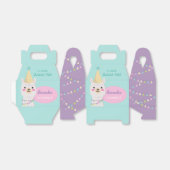 Charmantes pastellfarbenes Lama Gevor Box Geschenkschachtel (Ungefaltet)