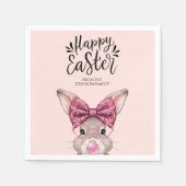 Charmantes Personalisiertes OsterNapkins Serviette (Vorderseite)