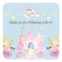 Charmantes Pink Burg Princess Girl Babydusche