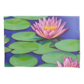 Charmantes Pink Water Lilies Kissenbezug (Vorderseite-Links)