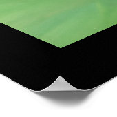 Charmantes Pink Water Lilies Poster (Ecke)