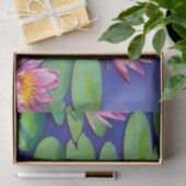 Charmantes Pink Water Lilies Seidenpapier (Geschenk)