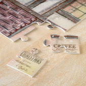 Charmantes Rentier-Kaffeepause-Puzzle Puzzle (Seite)