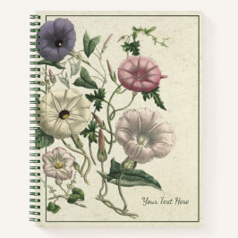 Charmantes Rustikales Blume-Notebook Notizblock