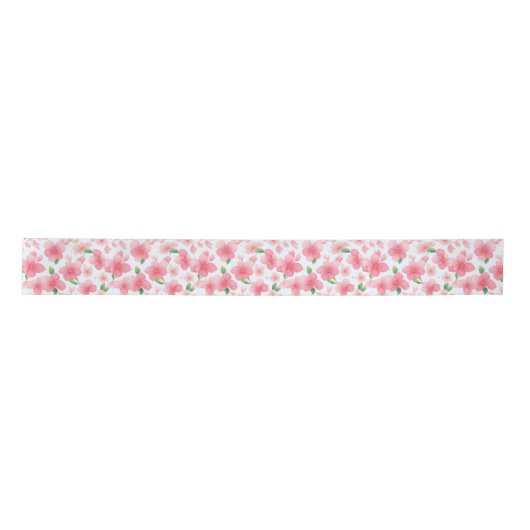 Charmantes Sakura Blossom für Geschenke und Handwe Satinband (Vorderseite)