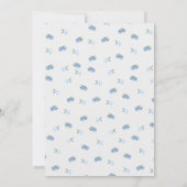 Charmantes und modernes Blumenbrunch Einladung (Rückseite)