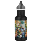 Charmantes Versprechen des schönen Tekka-Zentrums, Edelstahlflasche (Links)