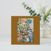 Charmantes Versprechen des schönen Tekka-Zentrums, Einladung (Stehend Vorderseite)