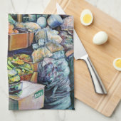 Charmantes Versprechen des schönen Tekka-Zentrums, Küchentuch (Viertel Falte)