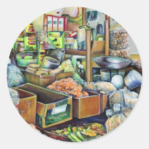 Charmantes Versprechen des schönen Tekka-Zentrums, Runder Aufkleber