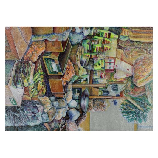 Charmantes Versprechen des schönen Tekka-Zentrums, Schneidebrett (Vorderseite)