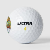 Charmantes Versprechen eines schönen Tekka-Zentrum Golfball (Logo)