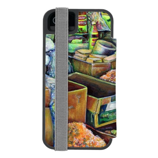 Charmantes Versprechen eines schönen Tekka-Zentrum Incipio iPhone Geldbeutel-Hülle (Folio Rückseite)