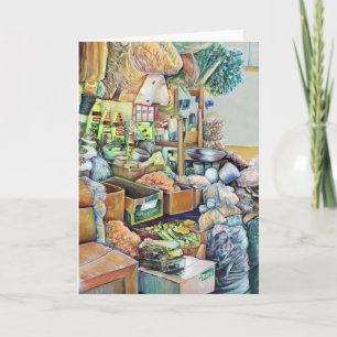 Charmantes Versprechen eines schönen Tekka-Zentrum Karte