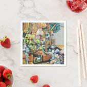 Charmantes Versprechen eines schönen Tekka-Zentrum Serviette (Beispiel)