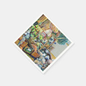 Charmantes Versprechen eines schönen Tekka-Zentrum Serviette (Ecke)