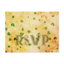 Charmantes vintage-irisches RSVP