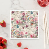 Charmantes Vintages Inspiriertes Sommerfloral Serviette (Beispiel)