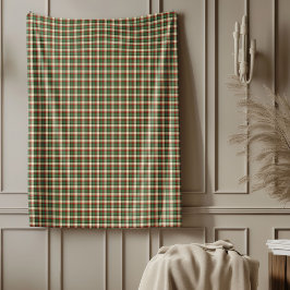 Charmantes Weihnachtsfest Karierte Blanket für das Fleecedecke