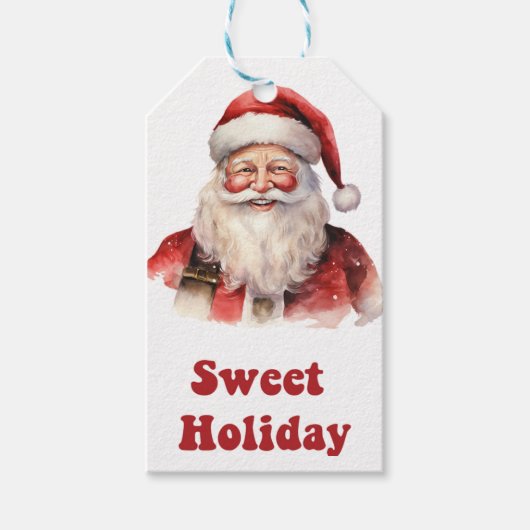 Charmantes Weihnachtsgeschenk für feierlichen Beif Geschenkanhänger (Vorderseite)