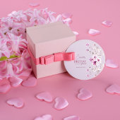 Charmantes Wildblume Ruby Rose Brautparty Geschenkanhänger