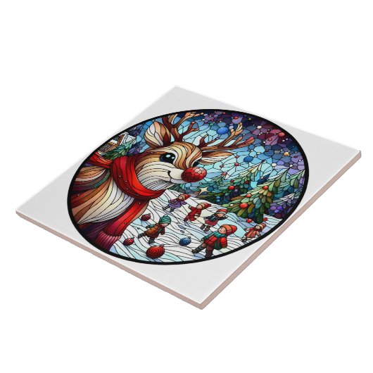 Charmantes Winterwunderland mit spielerischen Rent Fliese (Seite)