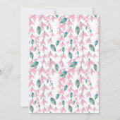 Charmantes Wisteria Brautparty Einladung (Rückseite)