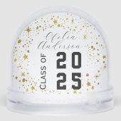 Charme Abschluss Fotos Gold-Klasse von Schneekugeln (Rückseite)