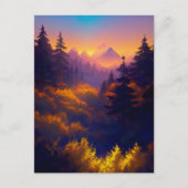 Charme des Abends Postkarte (Vorderseite)