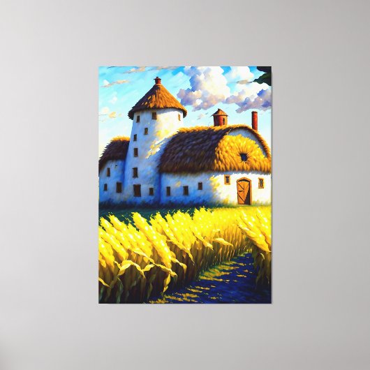 Charme des einfachen Lebens Leinwanddruck (Vorderseite)