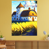 Charme des einfachen Lebens Leinwanddruck (Insitu (Wohnzimmer))