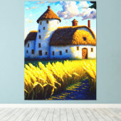 Charme des einfachen Lebens Leinwanddruck (Insitu (Holzboden))