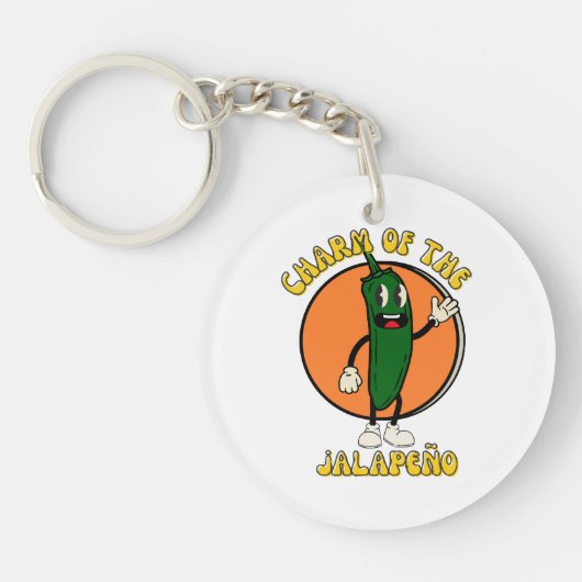 Charme des Jalapeño Schlüsselanhänger (Vorderseite)