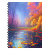 Charme des Misty Forest Swamp Notizblock (Vorderseite)