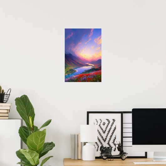 Charme des Tals Poster (Heimbüro)