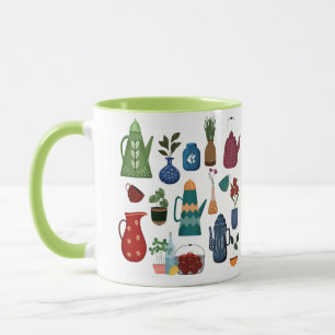 Charme einer Küche im Stil der Mitte des Jahrhunde Tasse