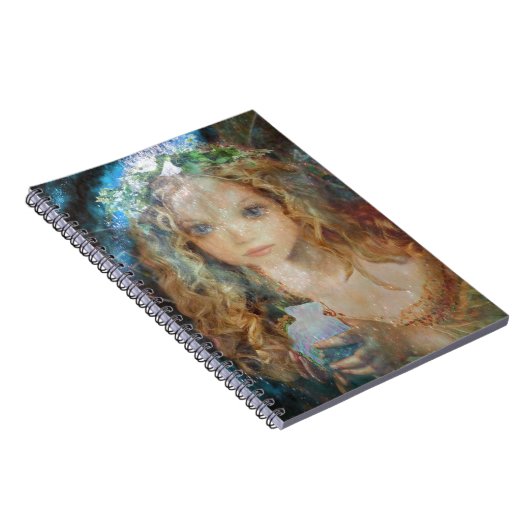 Charme - feenhafter Engel mit feenhaftem Notizblock (Rechte Seite)