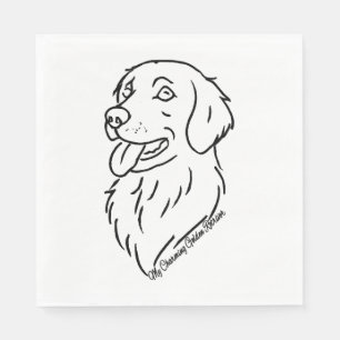 Charme Golden Retriever Serviette