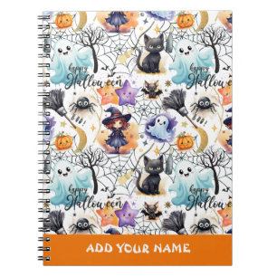Charme Halloween-MusterNotebook Notizblock